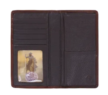 E80438- Cattle Driven Checkbook Wallet