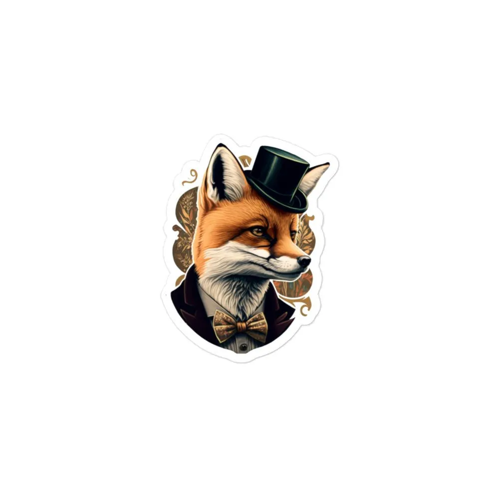 Elegant Fox I Bubble-Free Stickers
