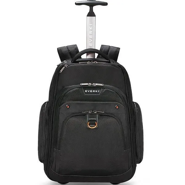 Everki Atlas Wheeled Laptop Backpack 17.3 Inch Black