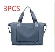 Foldable Large Capacity Women Gym Bags Shoulder Bag