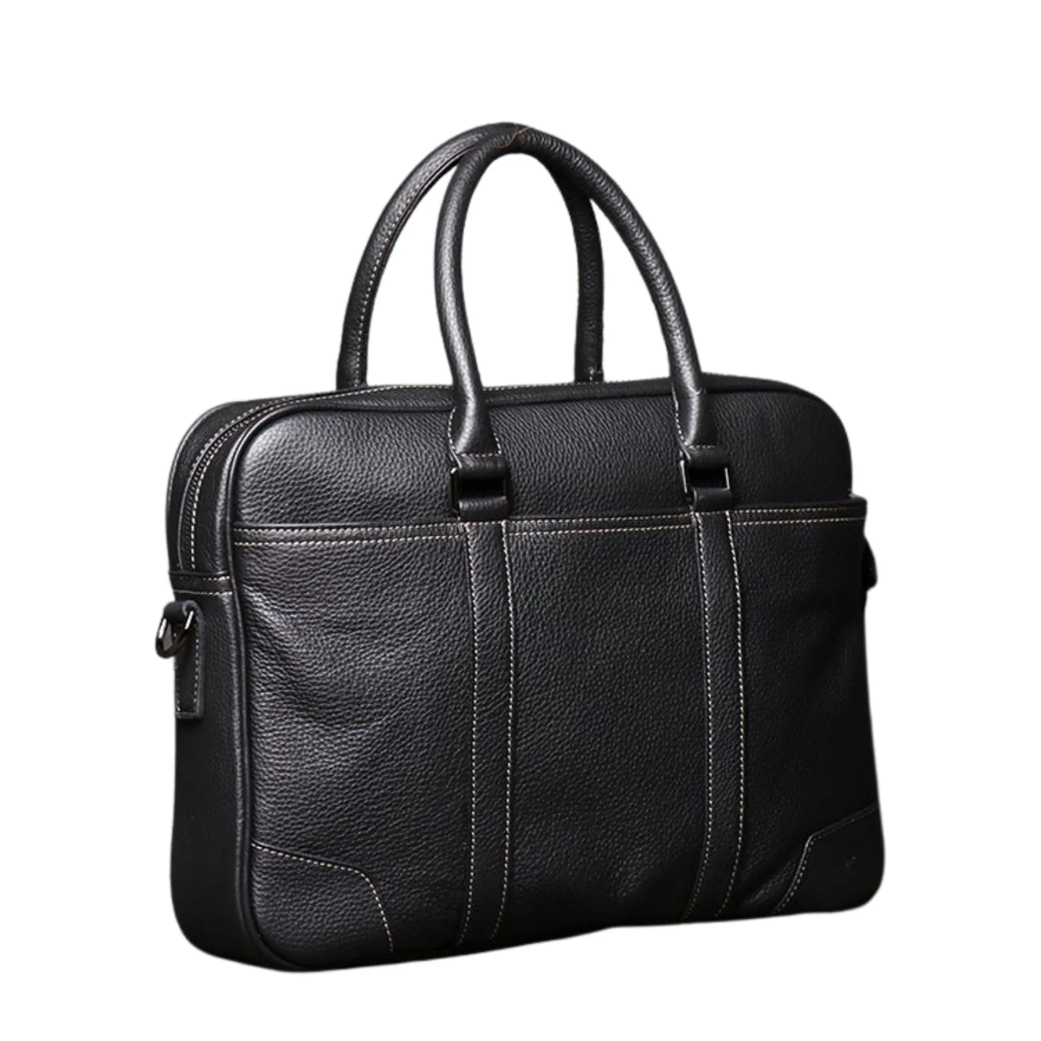 Genuine Soft Leather Satchel