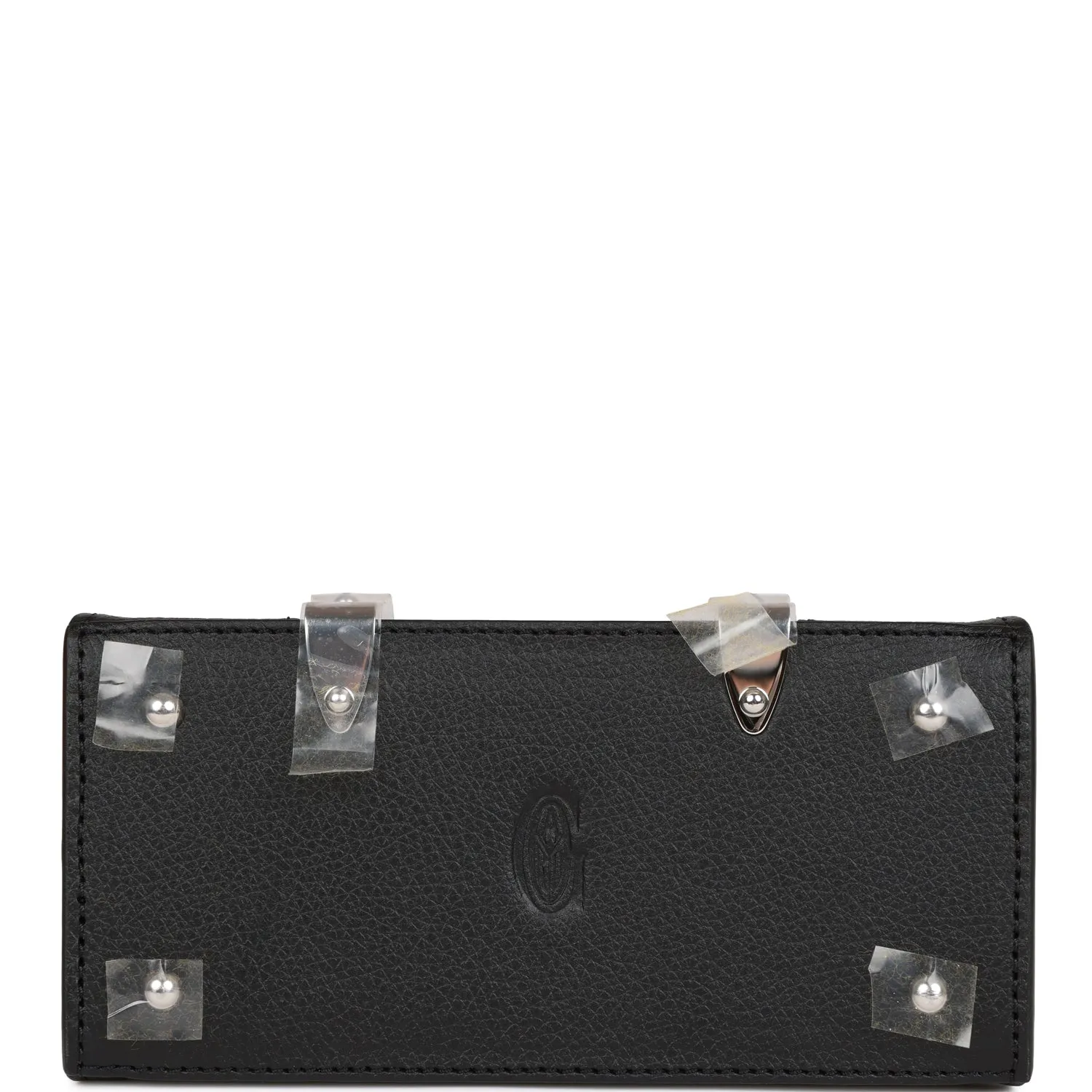 Goyard Saigon Structure Nano Bag Jet Black Goyardine Silver Hardware