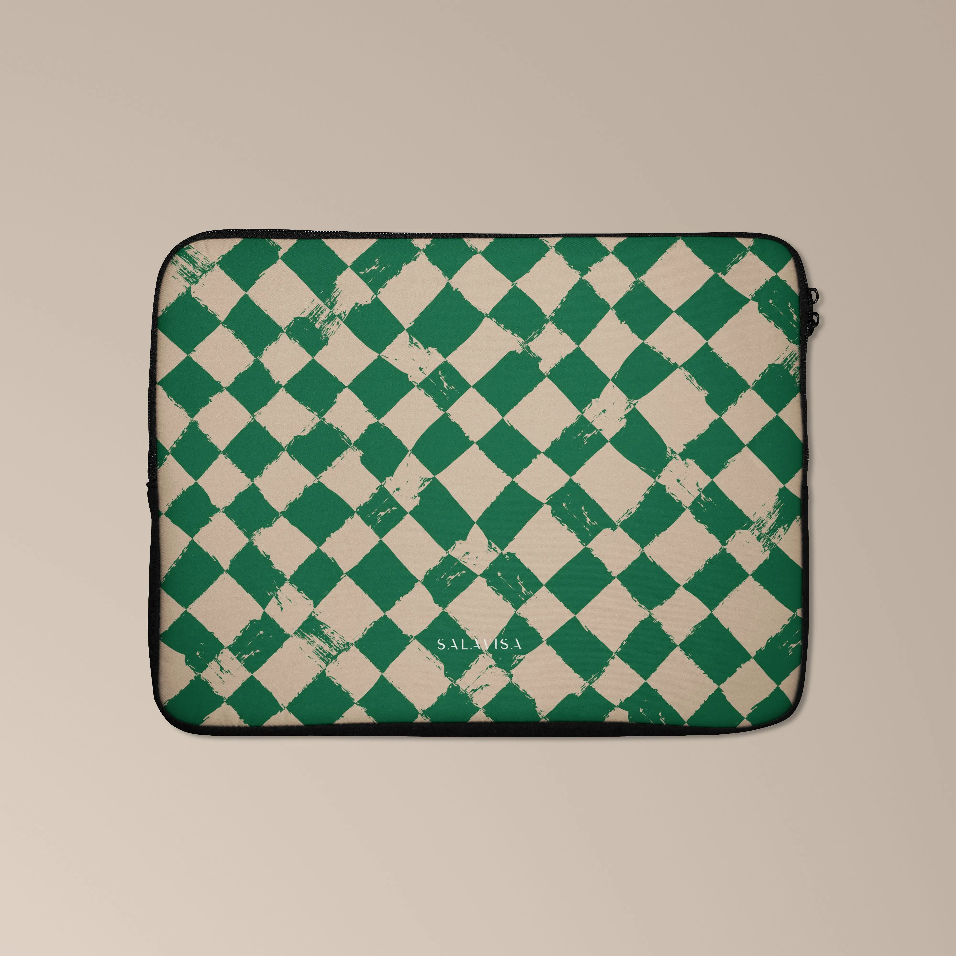 Green Chess Laptop Sleeve