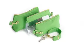 Green CLASSIC CANVAS KEYPIT Set • Wristlet