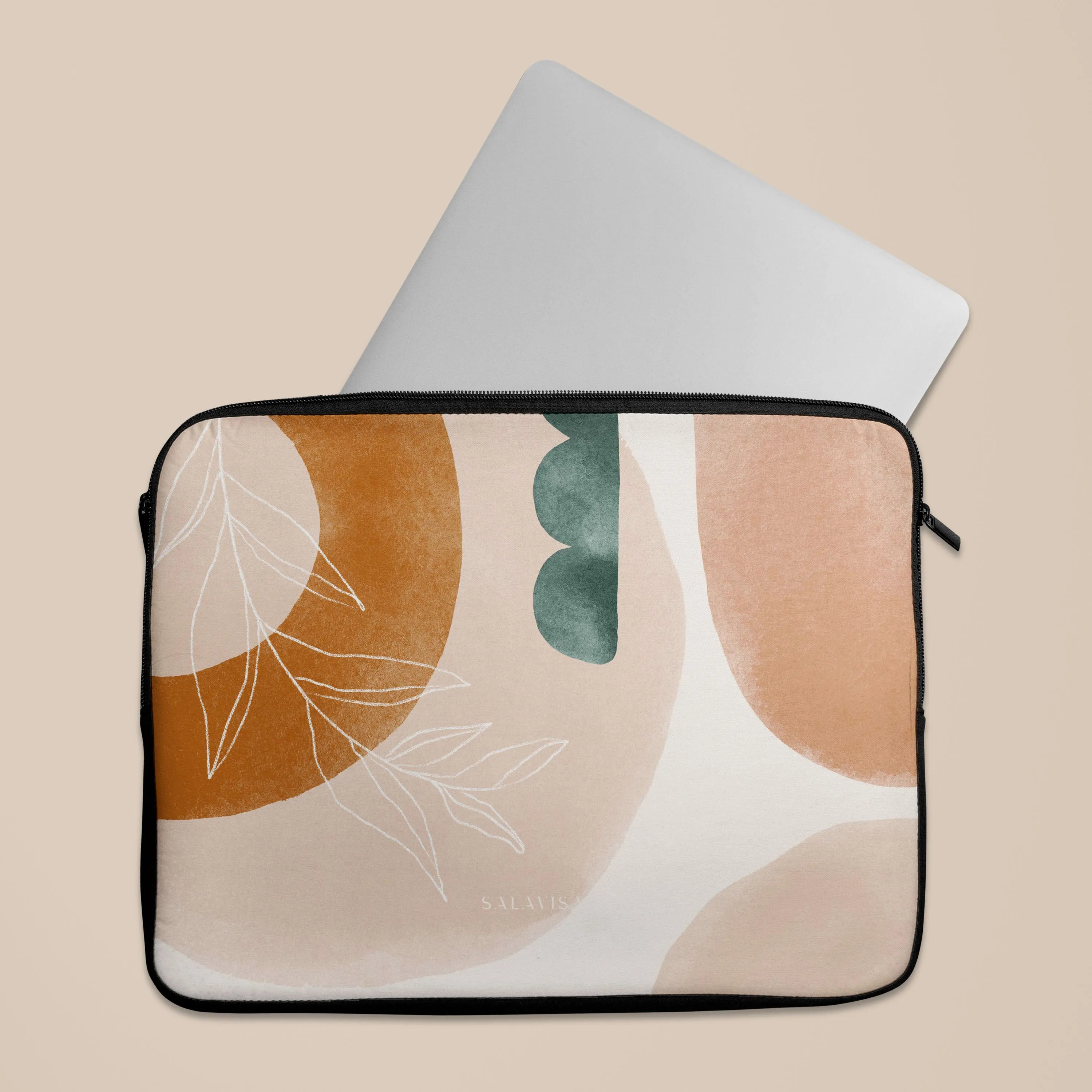 Green Pale Laptop Sleeve