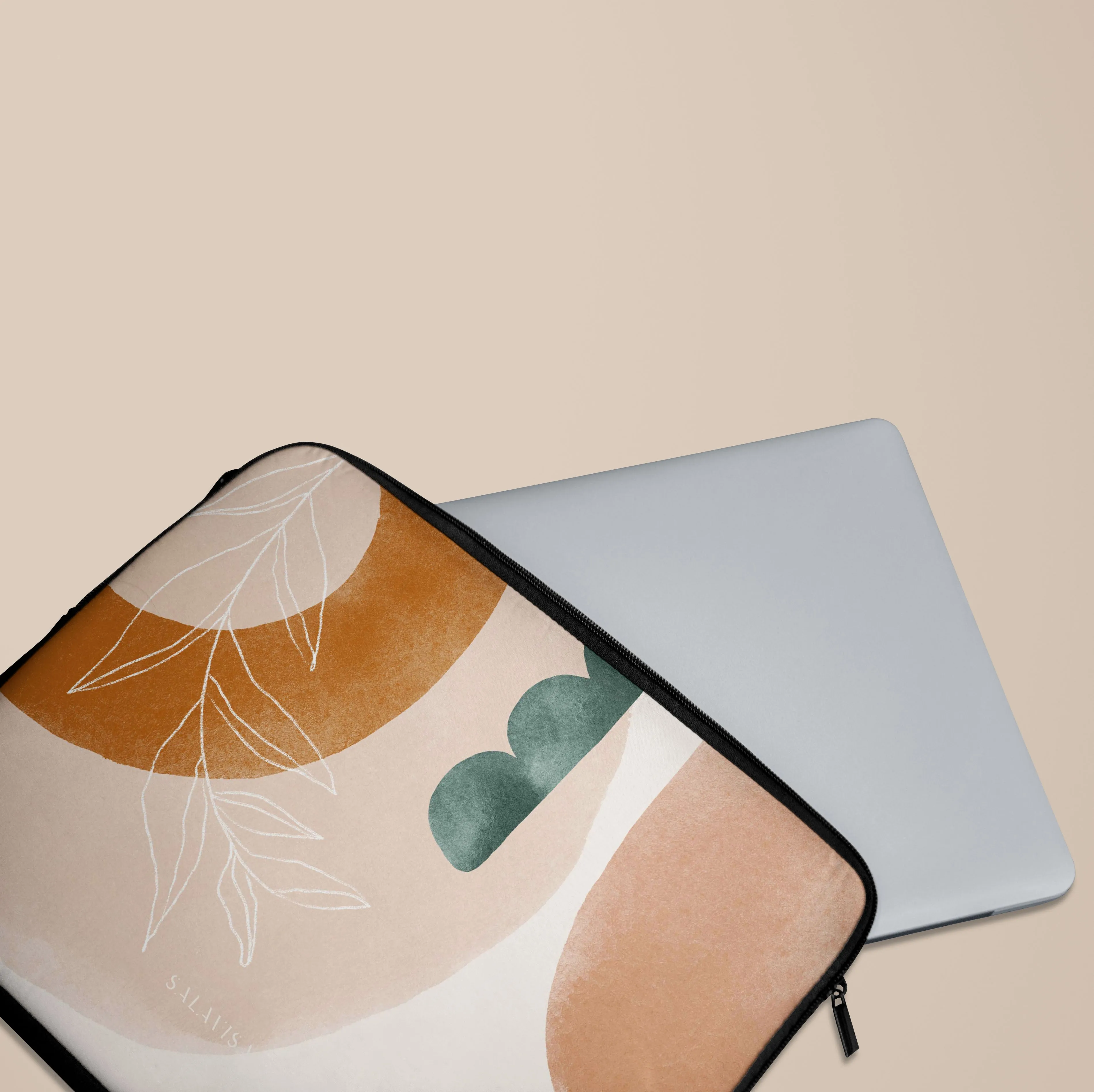 Green Pale Laptop Sleeve