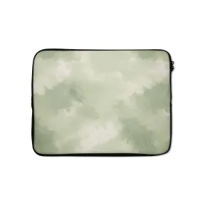 Green Tie Dye Laptop Sleeve