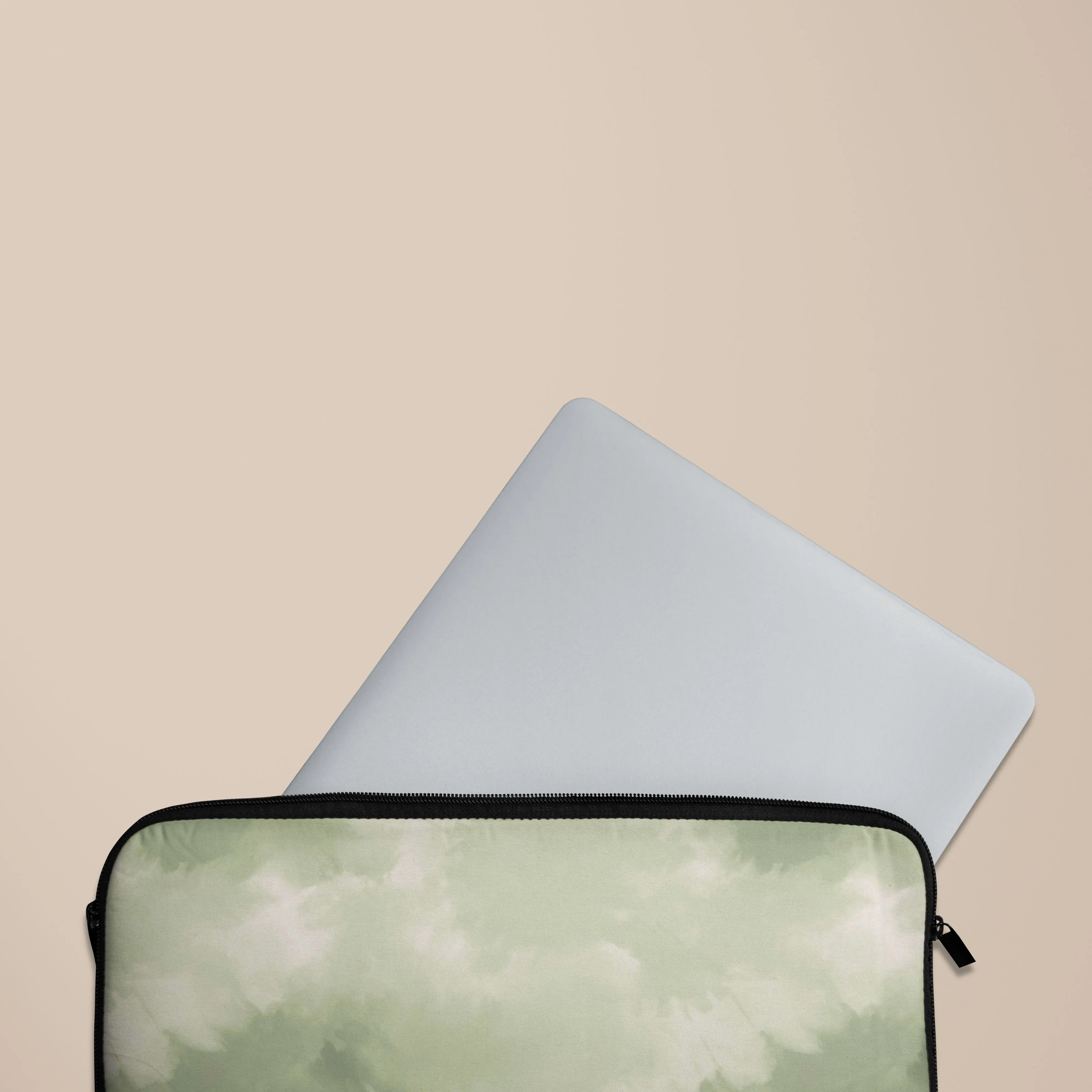 Green Tie Dye Laptop Sleeve