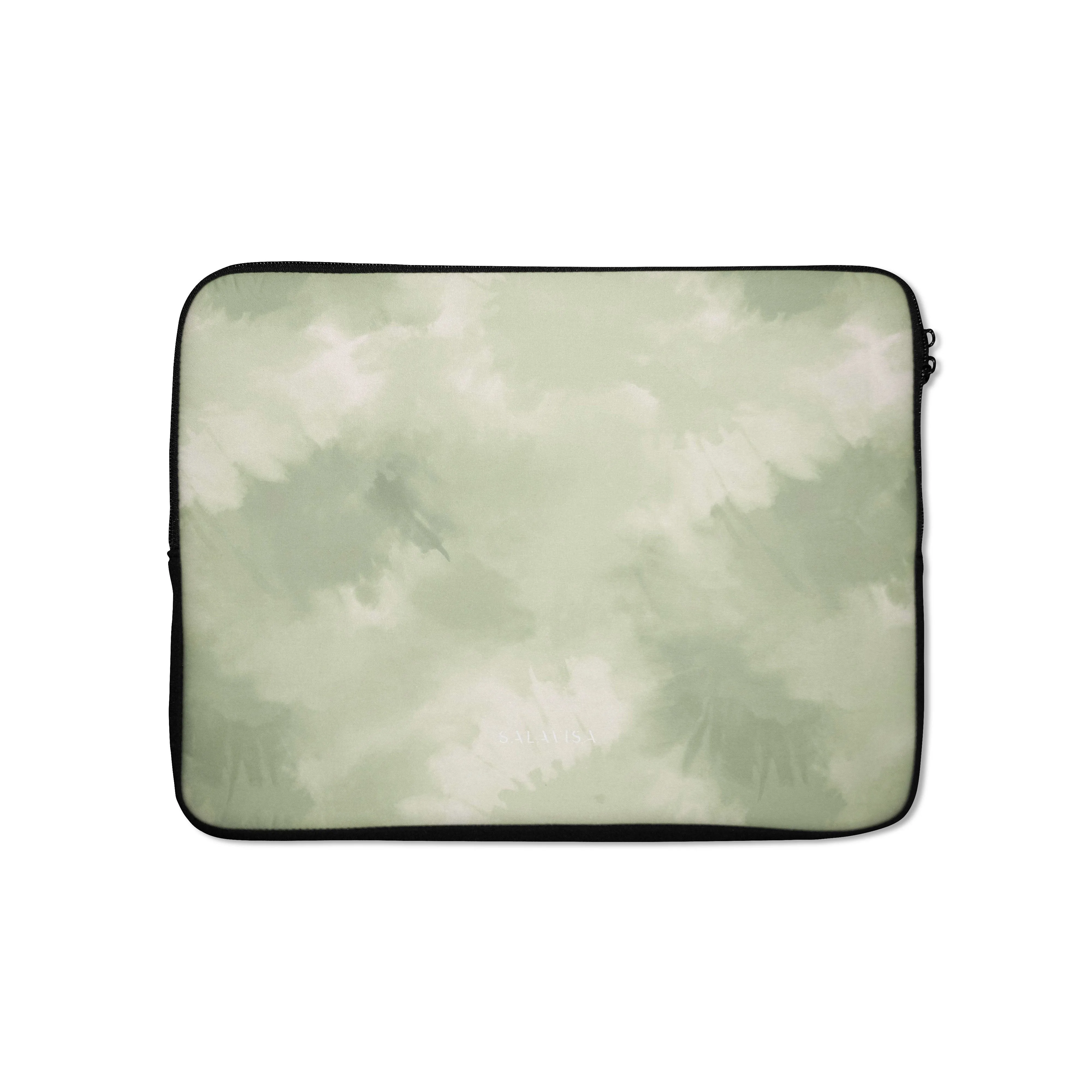 Green Tie Dye Laptop Sleeve