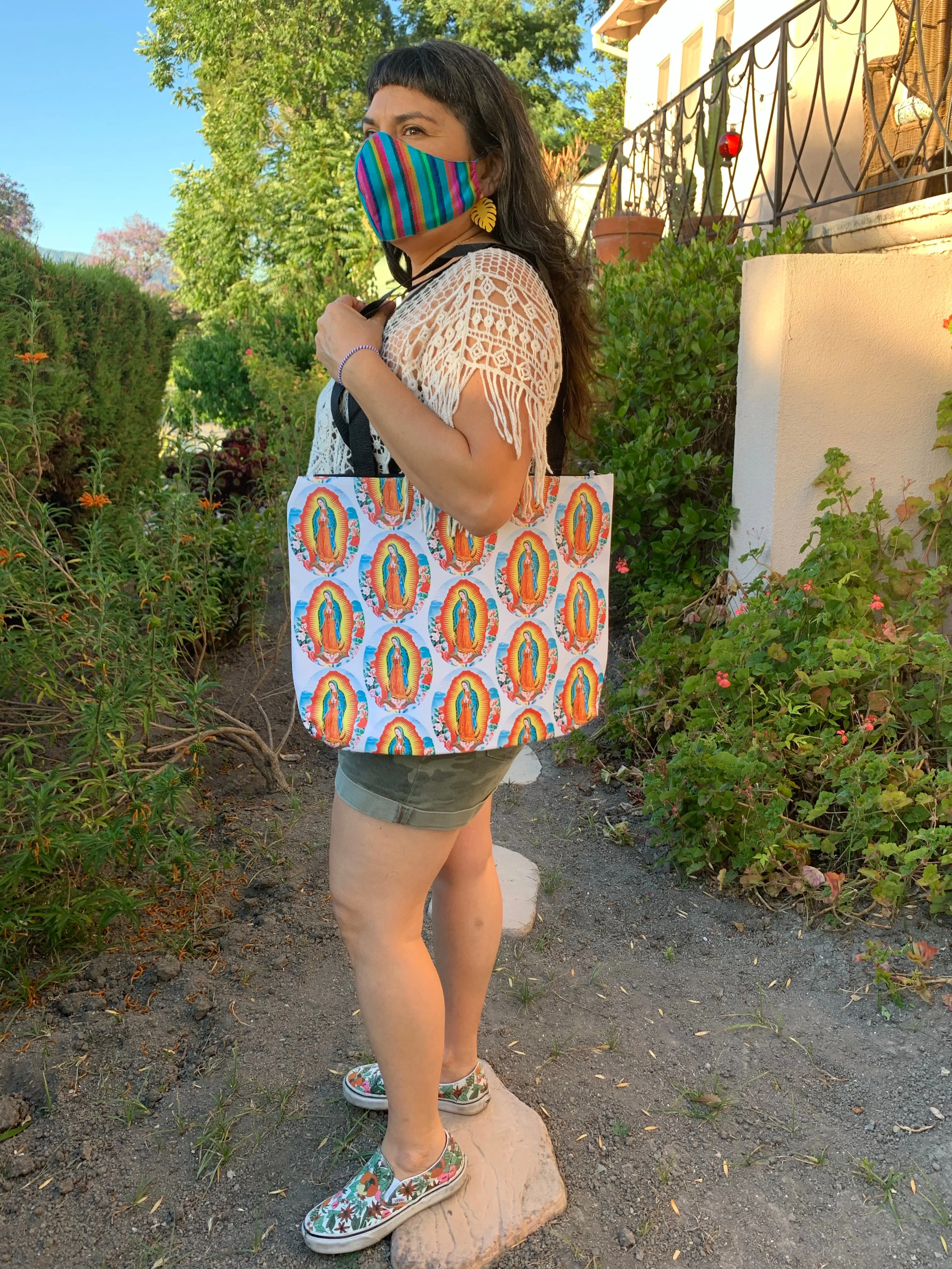 Guadalupe Pop Art Tote Bag