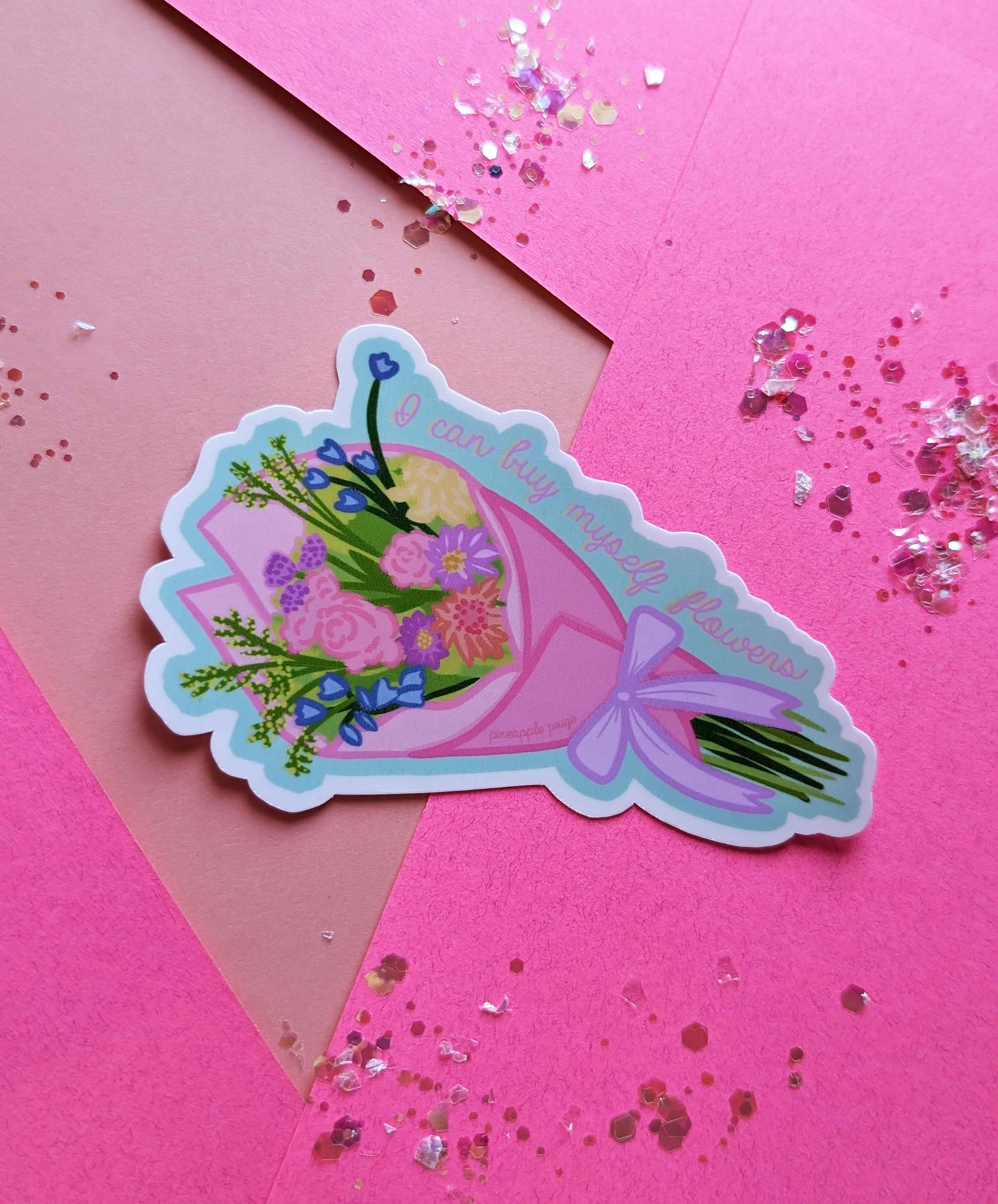I Can Buy Myself Flowers - Miley Sticker
