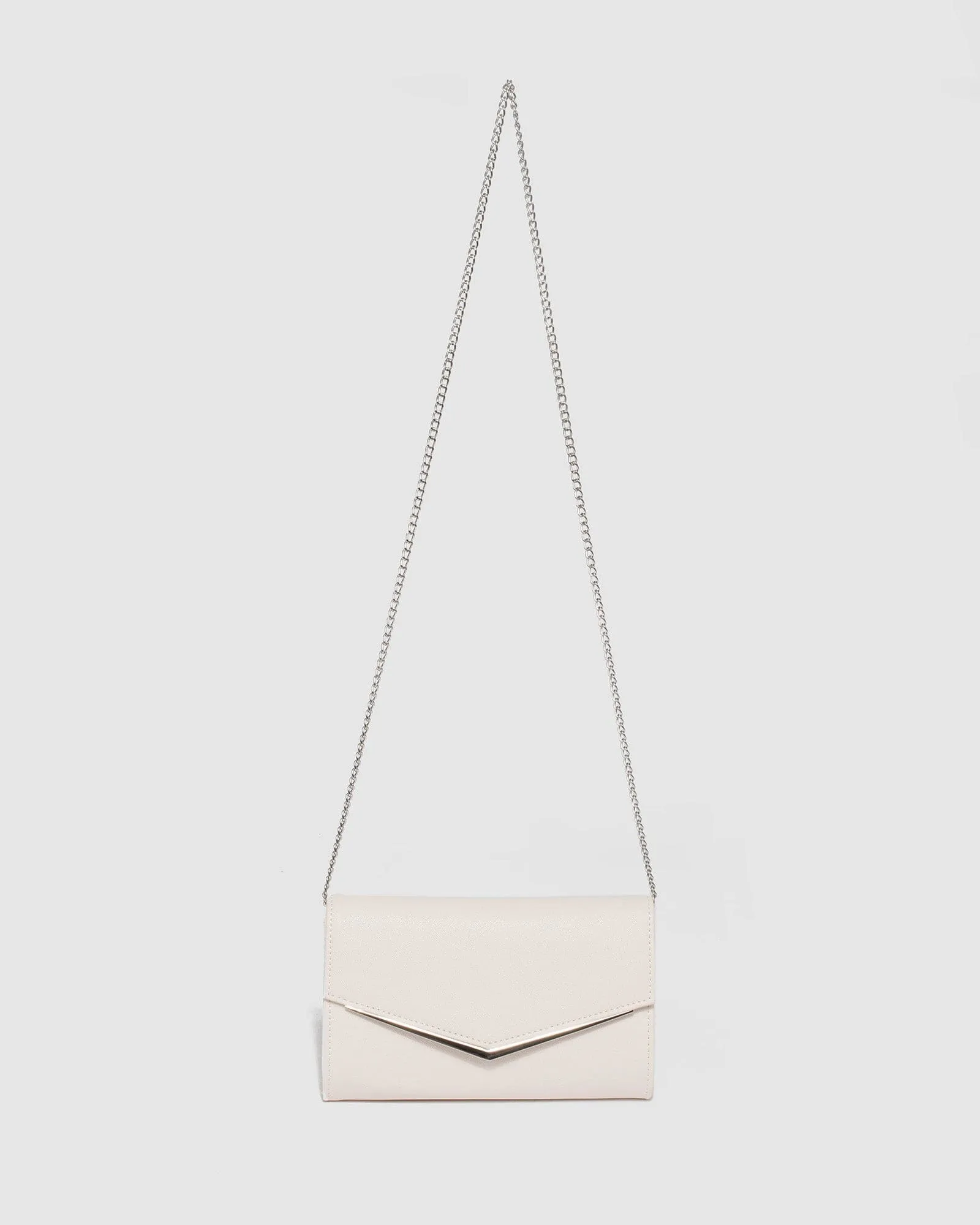 Ivory Kelsey Evening Clutch Bag