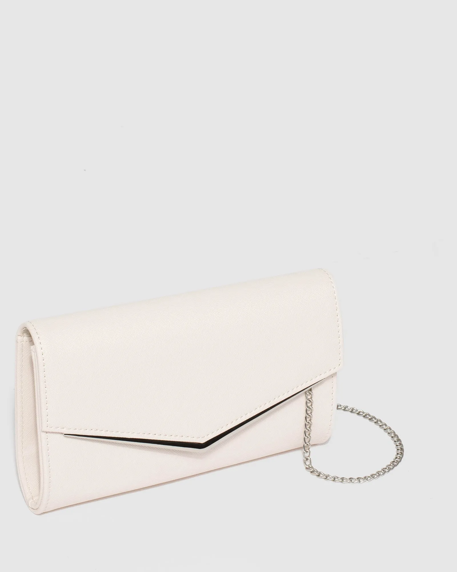 Ivory Kelsey Evening Clutch Bag