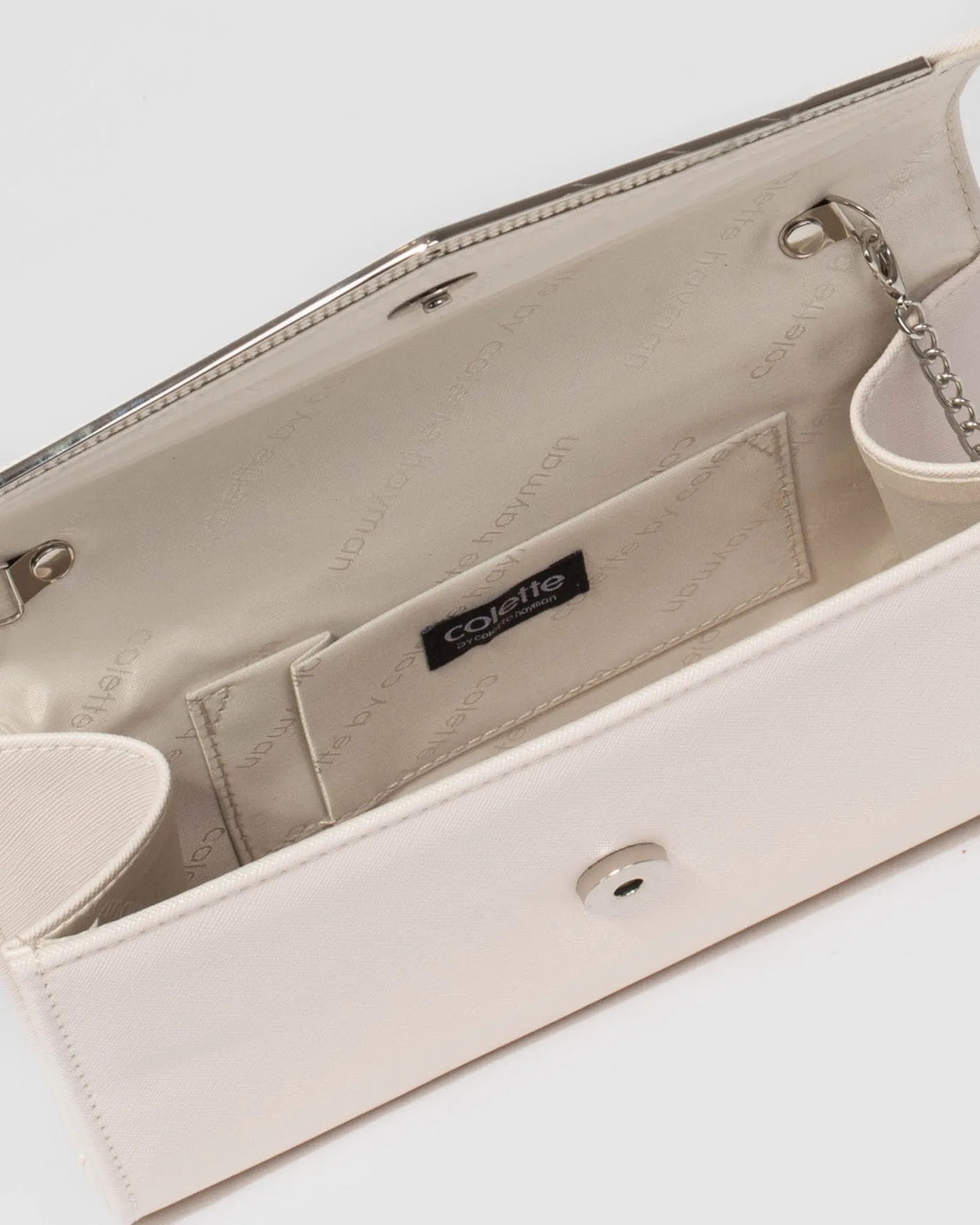 Ivory Kelsey Evening Clutch Bag