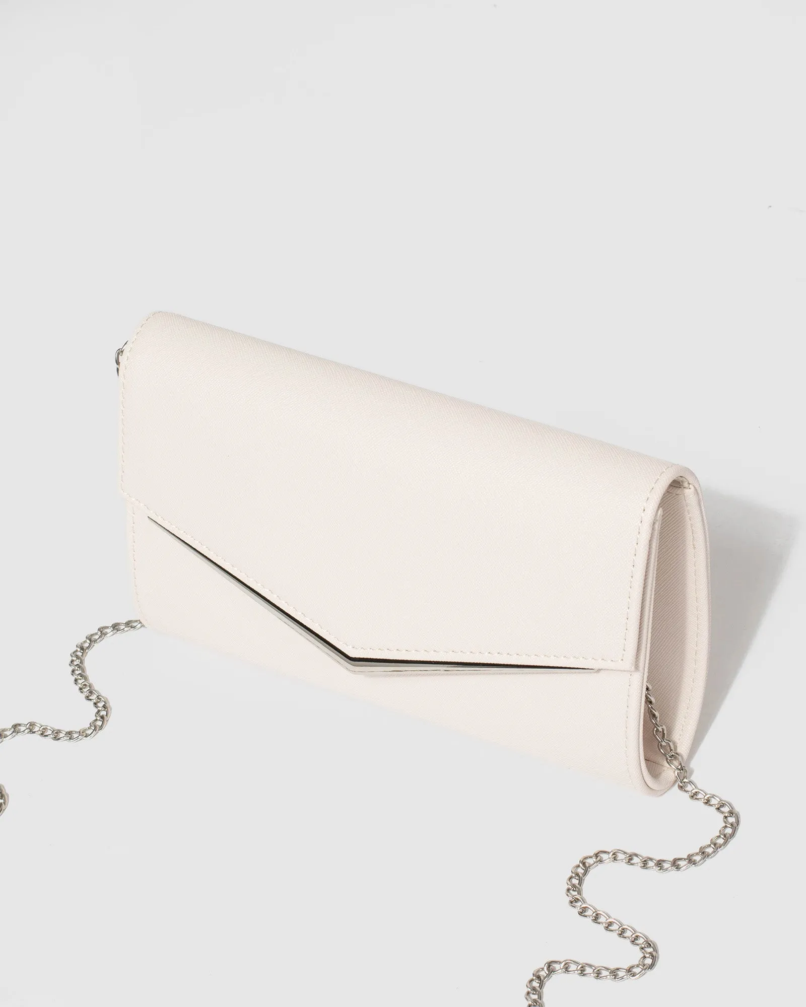 Ivory Kelsey Evening Clutch Bag