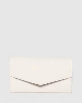 Ivory Kelsey Evening Clutch Bag