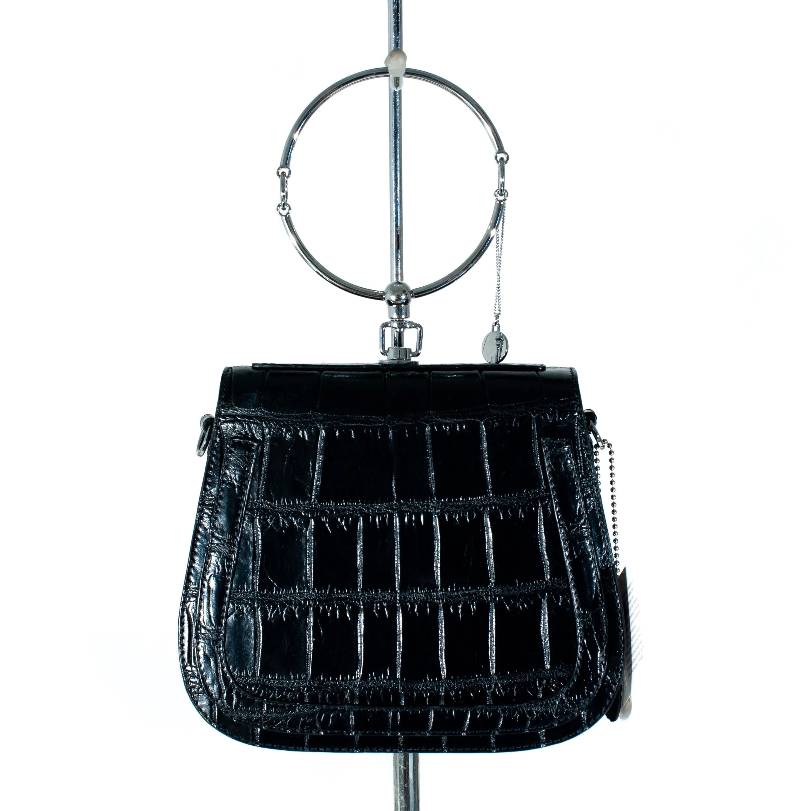 Joan Crocodile Skin Handbag