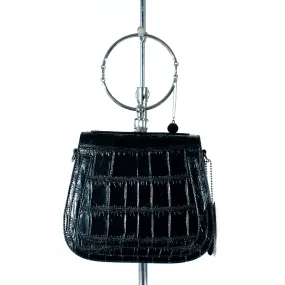 Joan Crocodile Skin Handbag