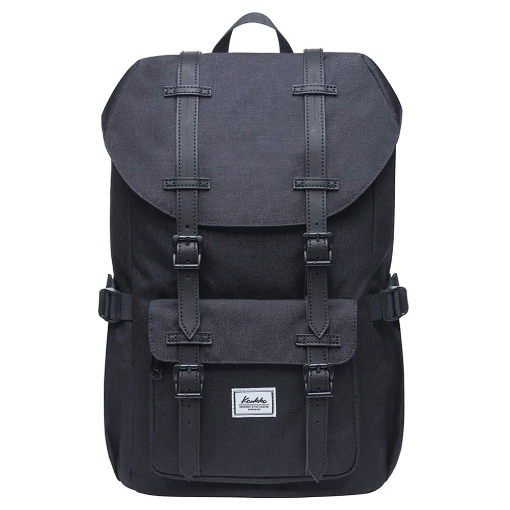 KAUKKO Backpack for city trips, EP5-6 ( Black / 16.1L )