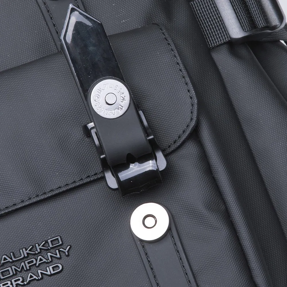 KAUKKO Backpack for city trips, EP5-9 ( Black / 16.1L)