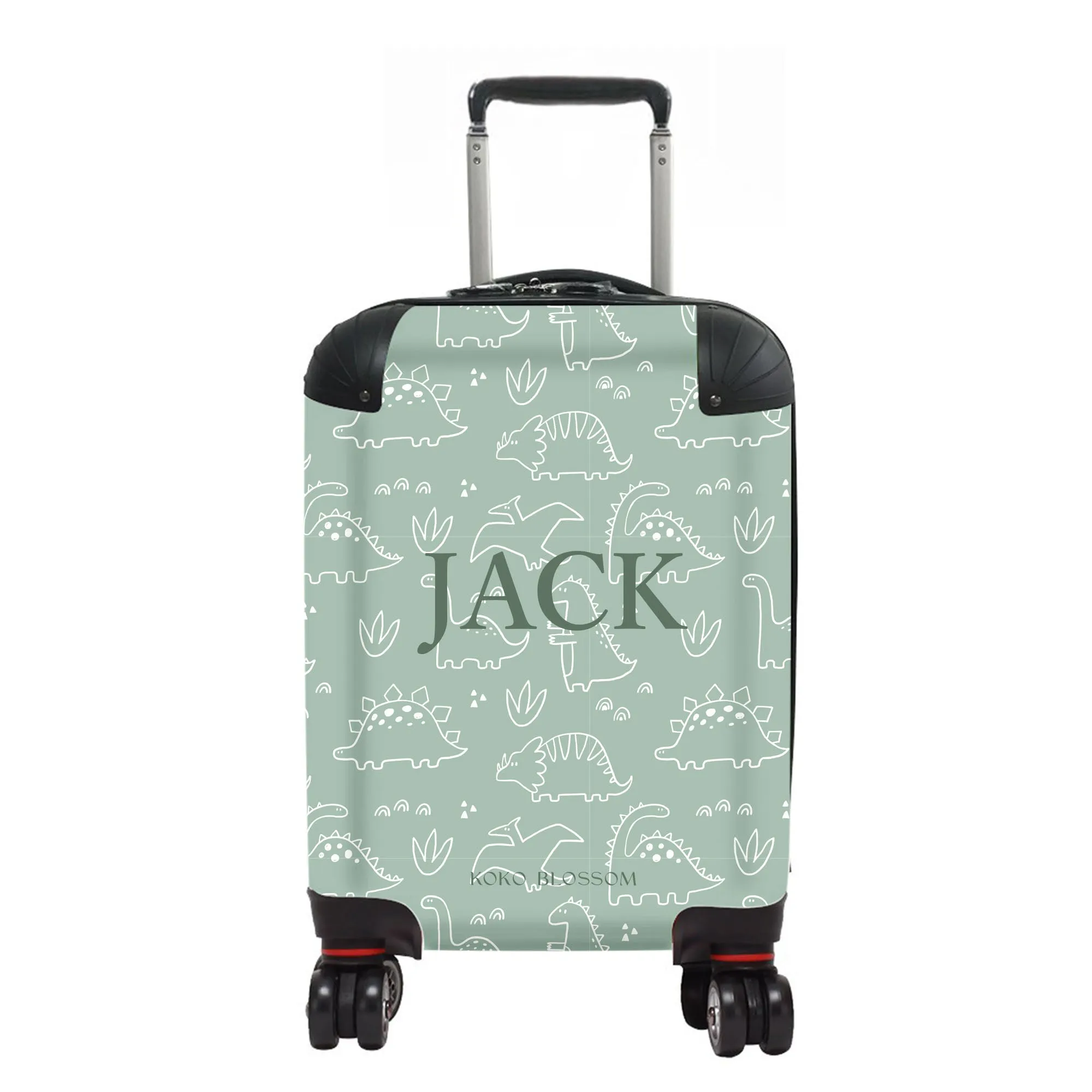 Kids Personalised Suitcase | Dinosaur