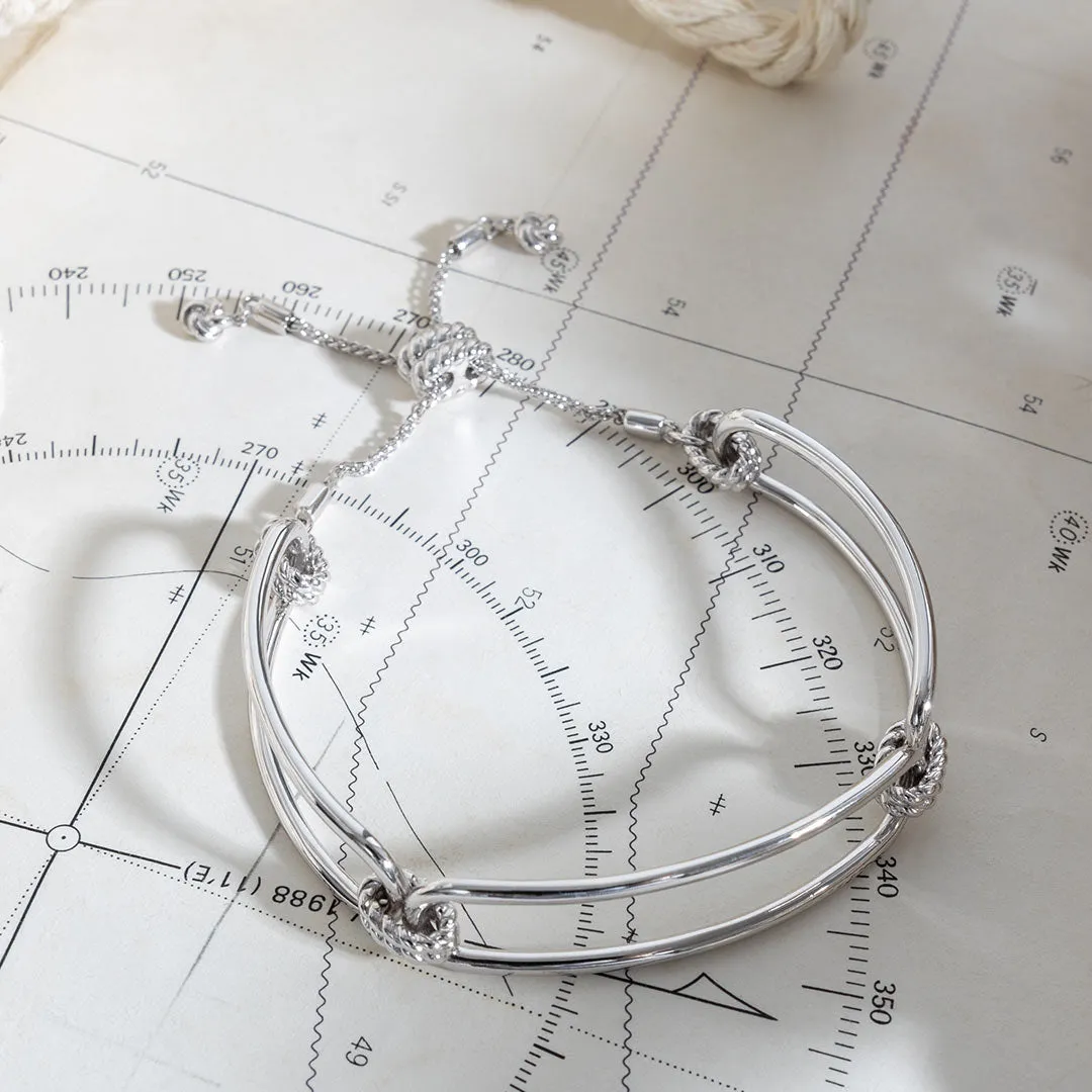 Kit Heath Marina Rope Bar Link Toggle Bracelet 71091RP