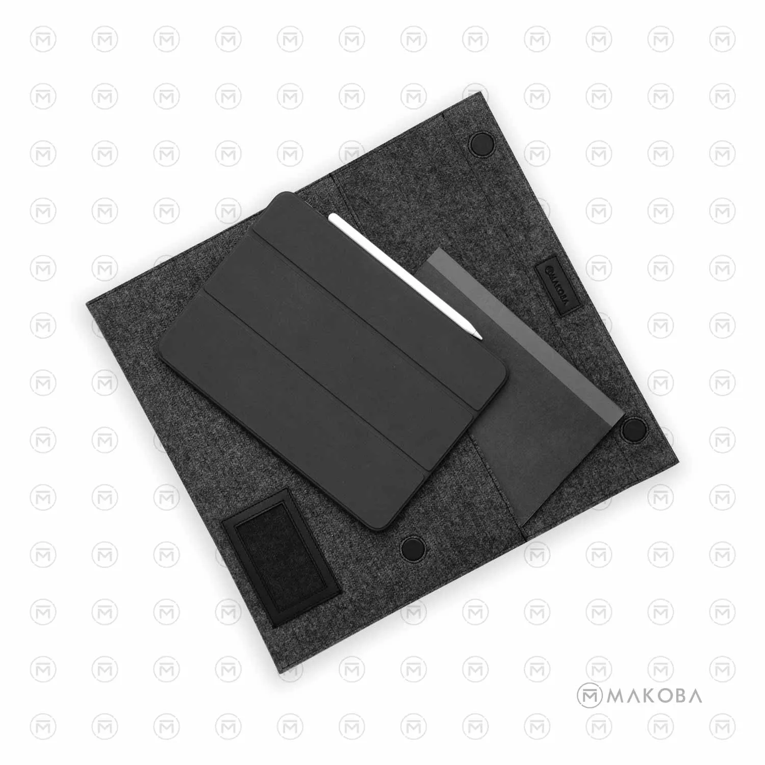 Makoba Felt Folder, Grey