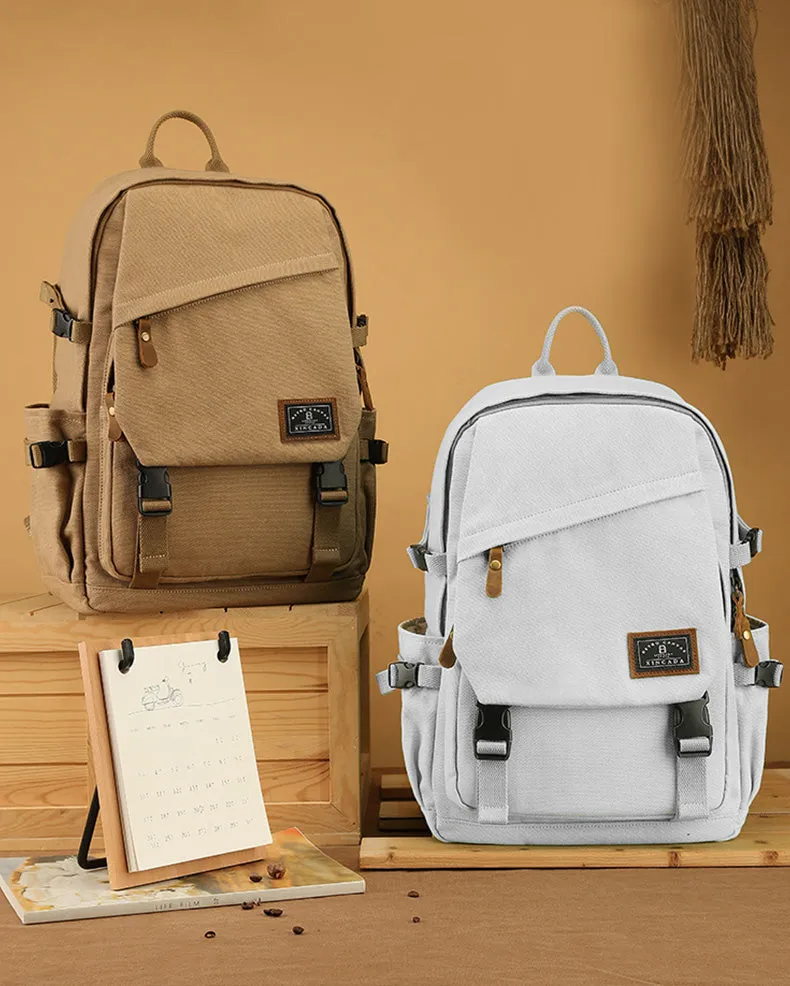 Medium Ladies Canvas Travel Backpack Bag Women Rucksack For Women