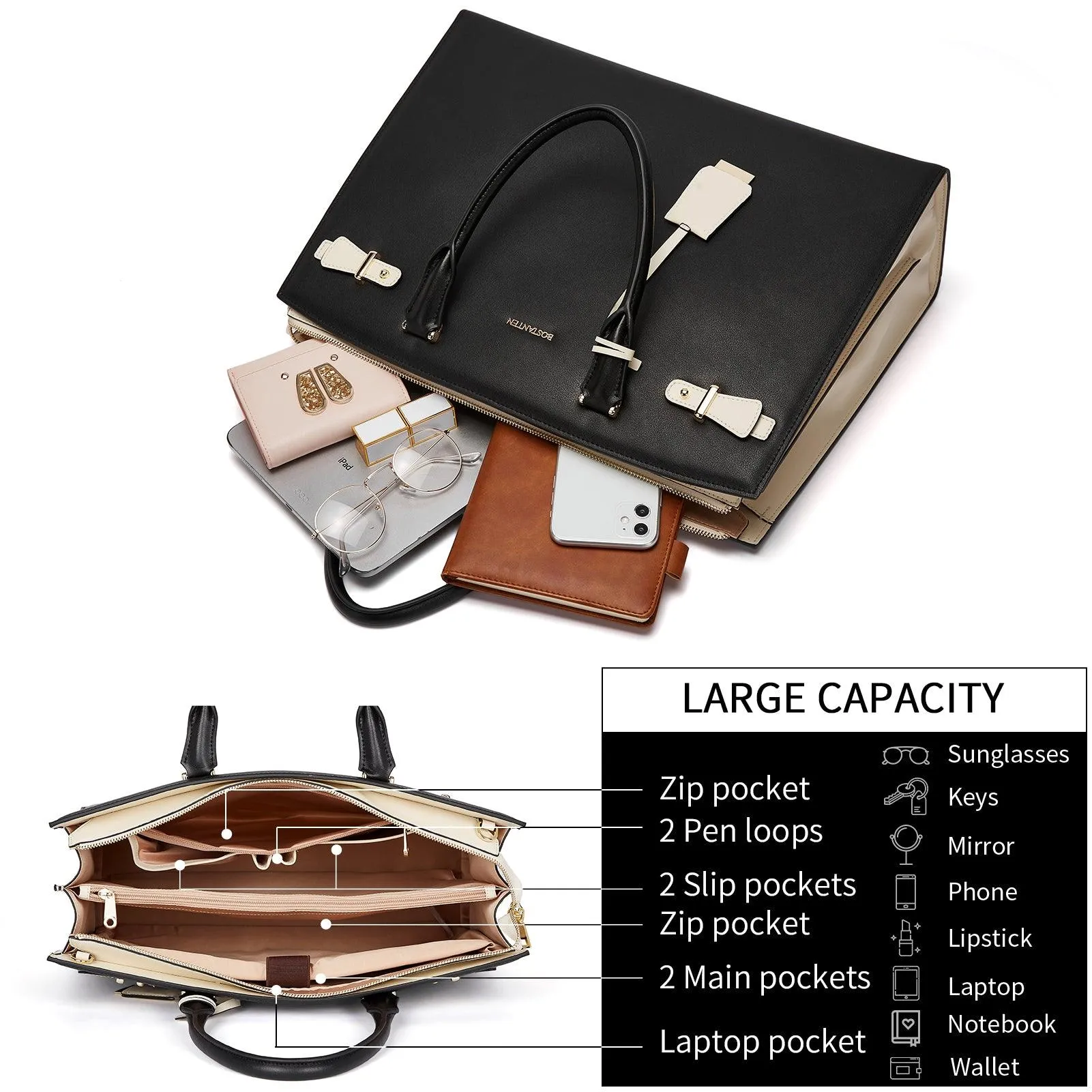 Mizuki Classic Briefcase — Tote Bag