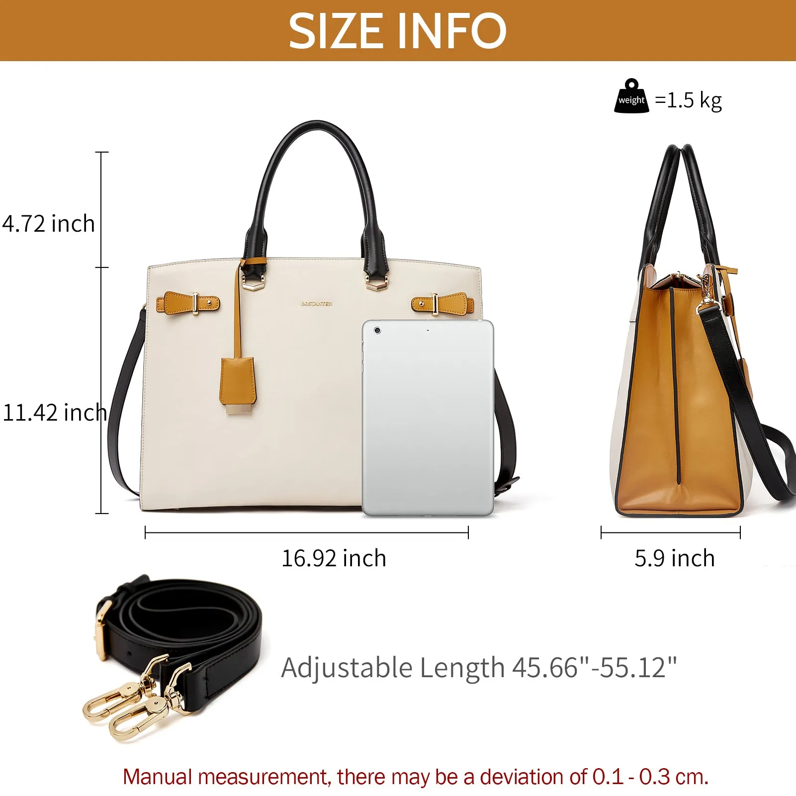 Mizuki Classic Briefcase — Tote Bag