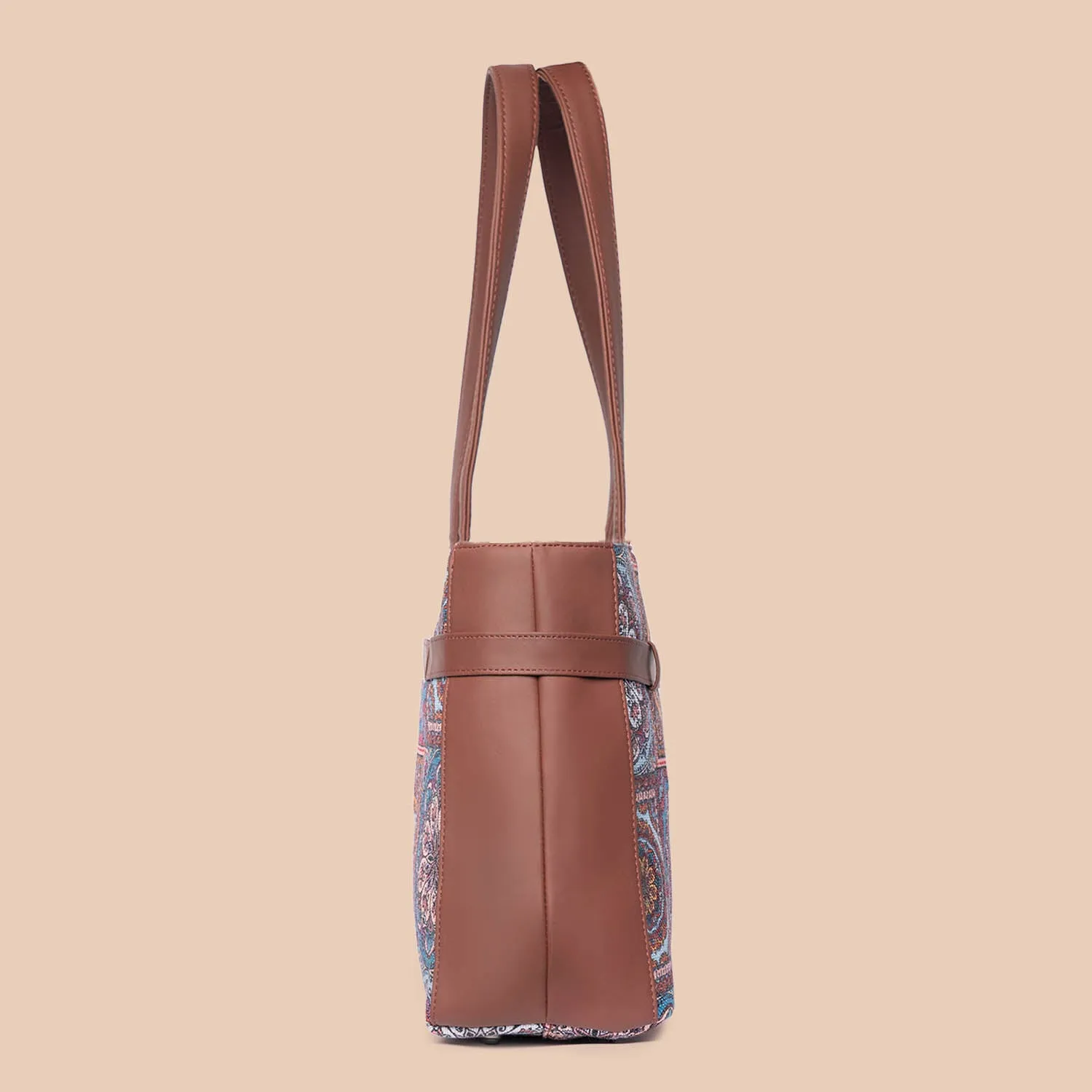 Multicolor Mandala Print Statement Office Bag