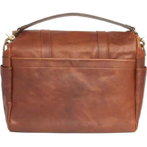 ONA Brixton Camera/Laptop Messenger Bag (Leather, Antique Cognac)
