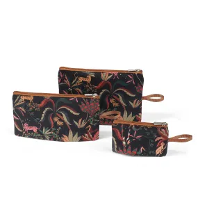 Packing Pouch Trio - Jungle Black