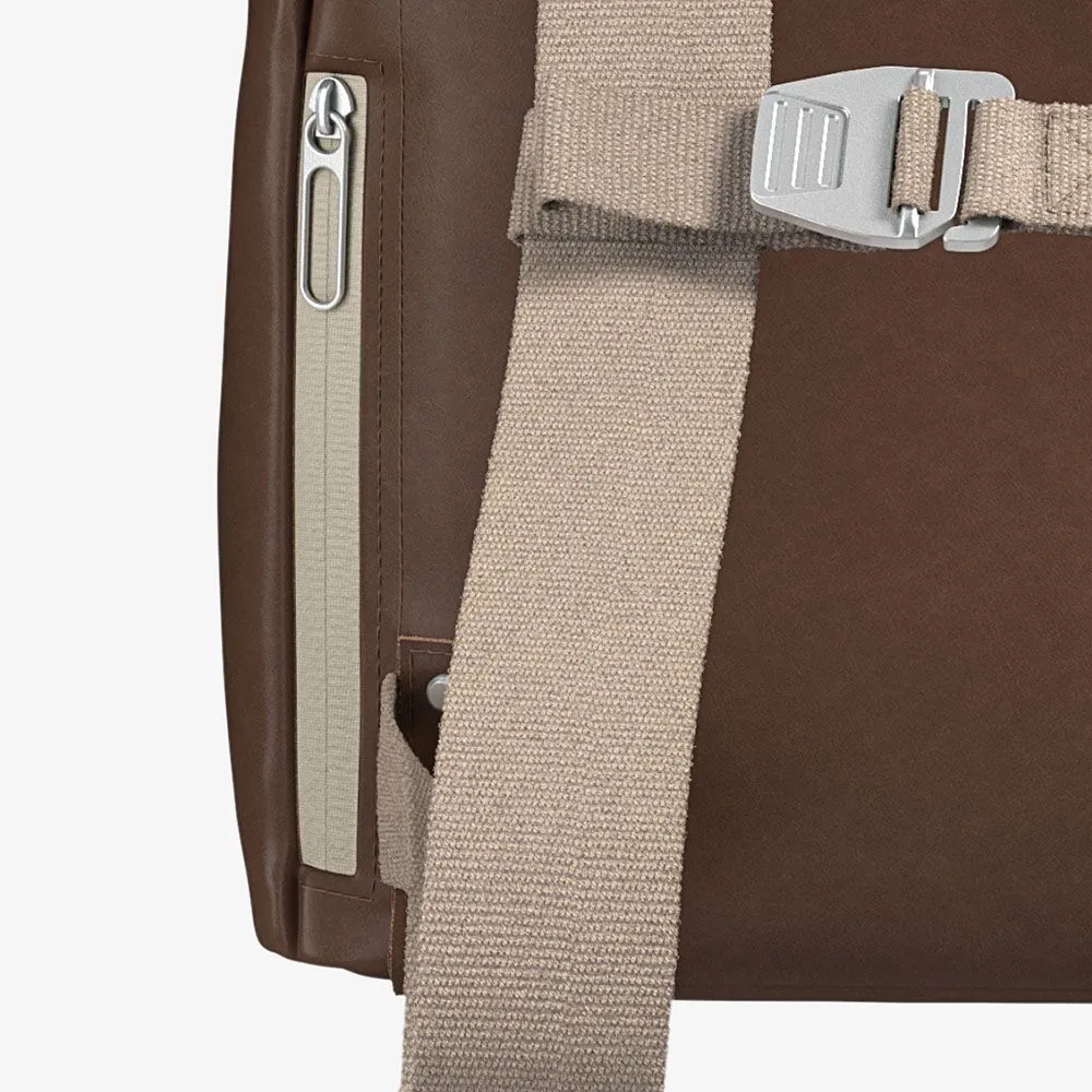 Pickwick Leather Backpack Brown Small