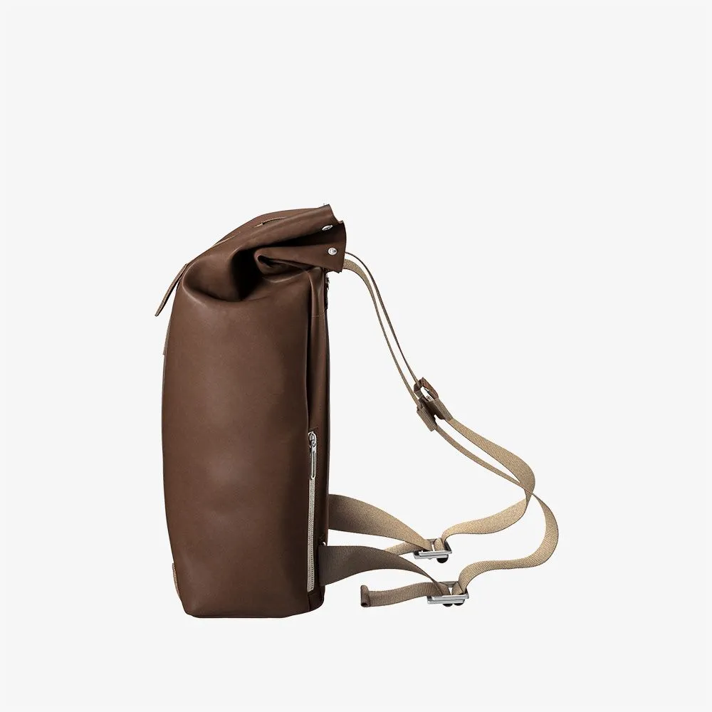 Pickwick Leather Backpack Brown Small