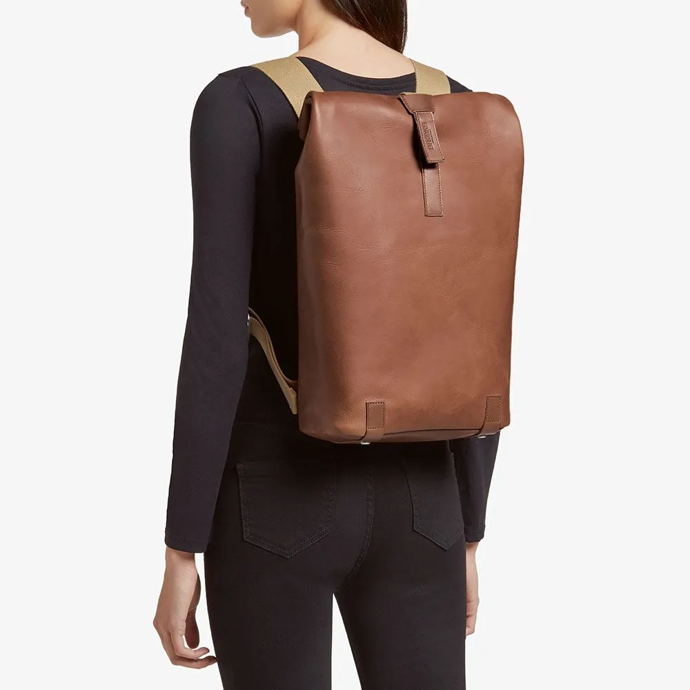 Pickwick Leather Backpack Brown Small