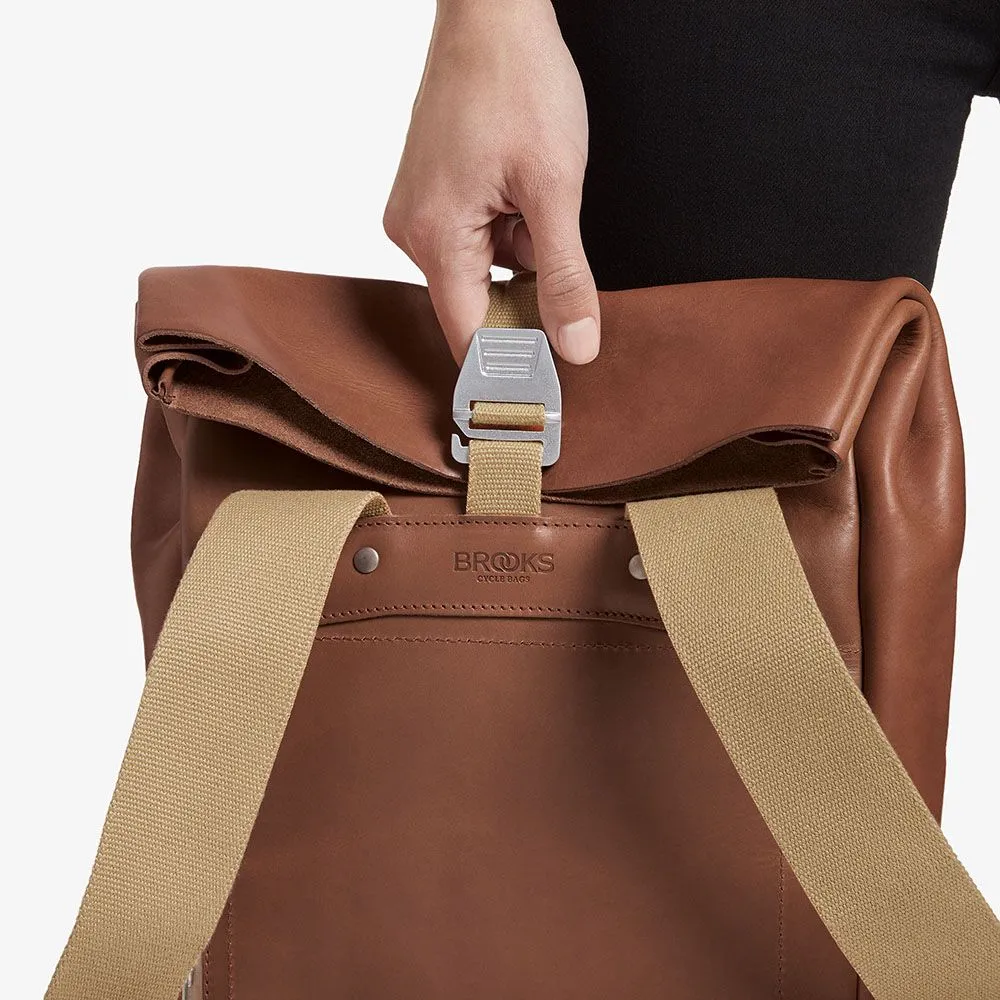 Pickwick Leather Backpack Brown Small