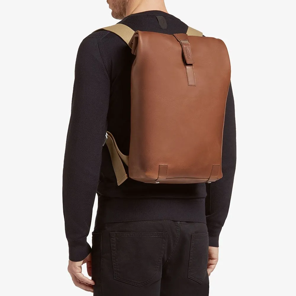 Pickwick Leather Backpack Brown Small