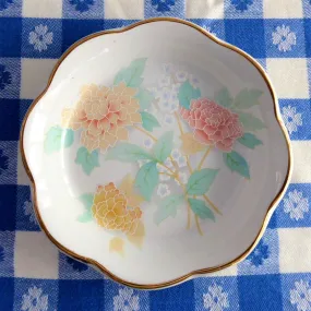 Pin Dish Royal Winton Ring Dish England 1980s Trinket Teabag Caddy Vanity Desk