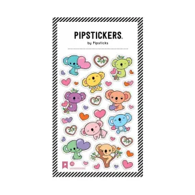 Pipsticks - AS004039 | Puffy Sticker: Pastel Koalas