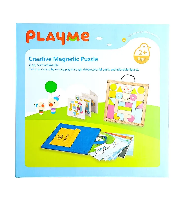 Playme Toys Creative Magnetic Puzzle