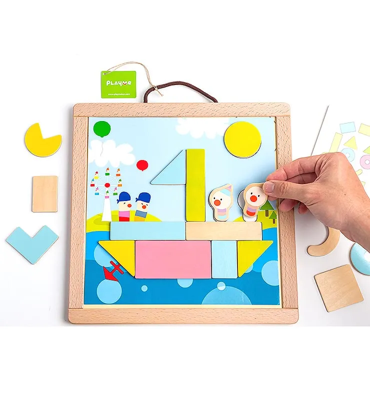 Playme Toys Creative Magnetic Puzzle