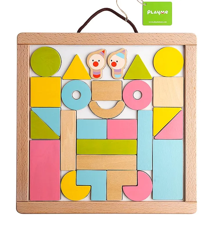 Playme Toys Creative Magnetic Puzzle