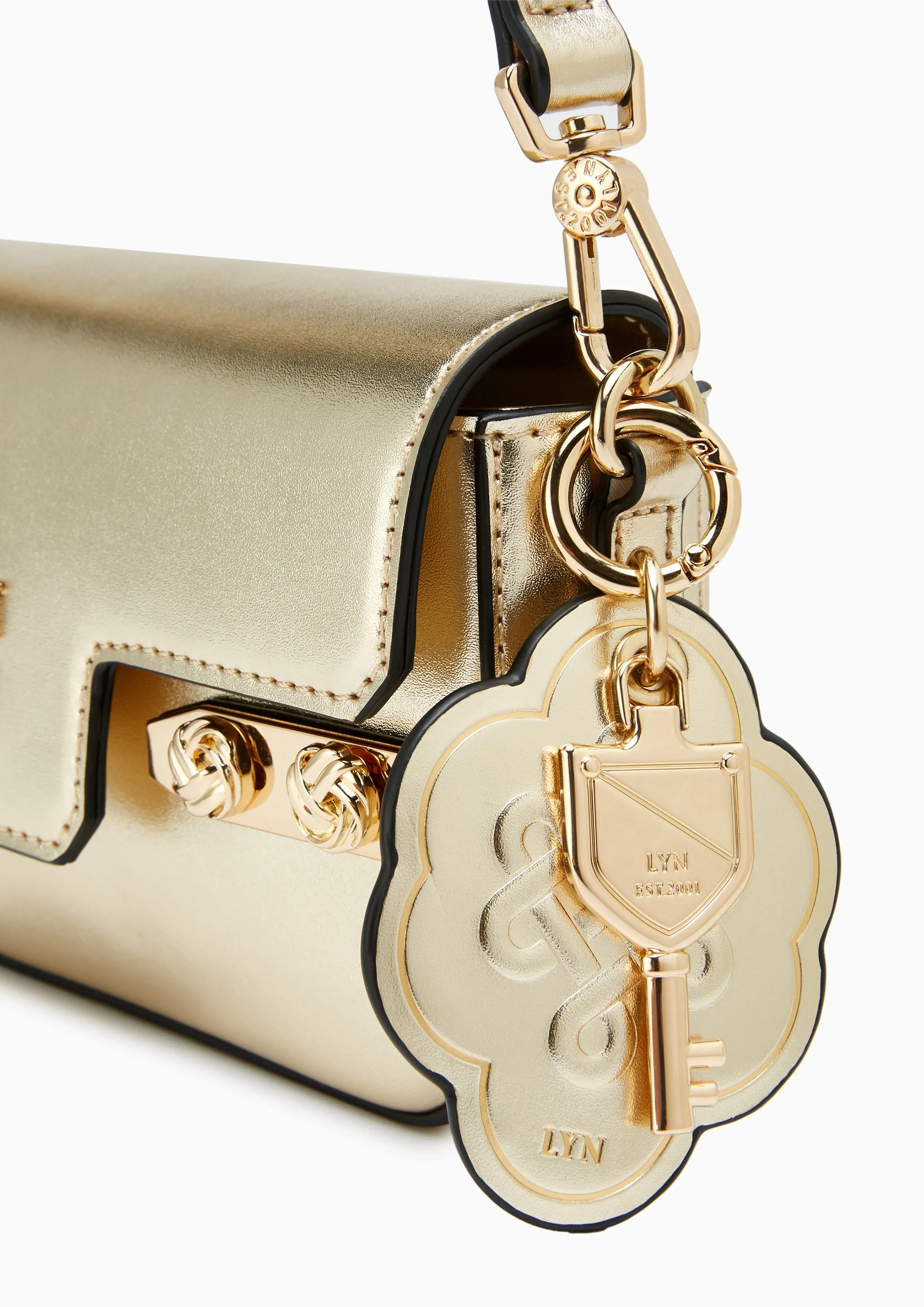 Re-Edit Lucky Iii Mini Shoulder Bag Gold