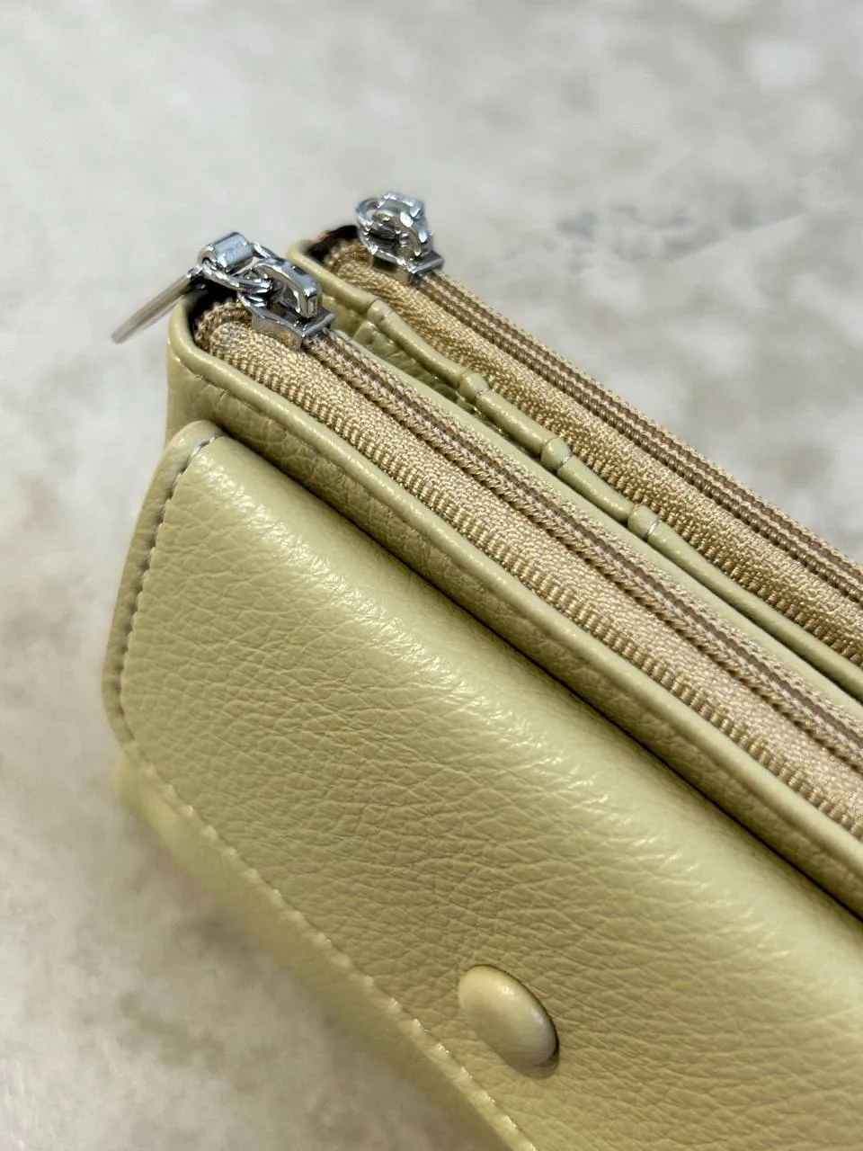 Small wallet with button