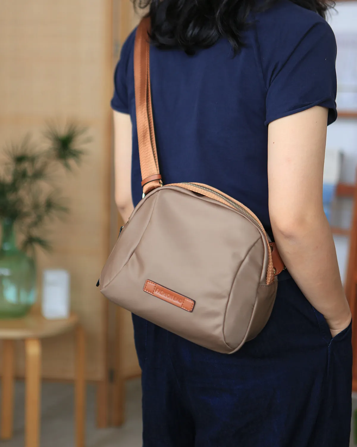 Small Women's Nylon Crossbody Bag Ladies Shoulder Bag