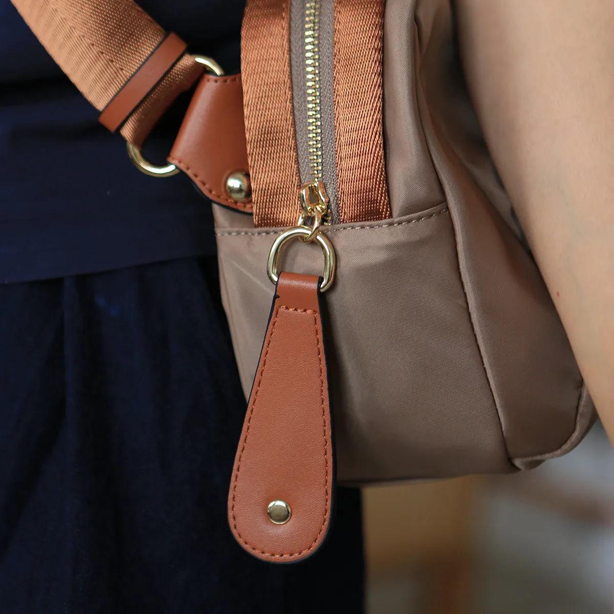 Small Women's Nylon Crossbody Bag Ladies Shoulder Bag
