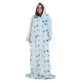 Snuggs Wearable Blanket Monk Pastel Blue Stars
