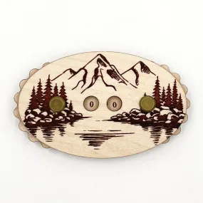 Sunrise Grove Row Counter - Stitch Mountain - Maple Wood