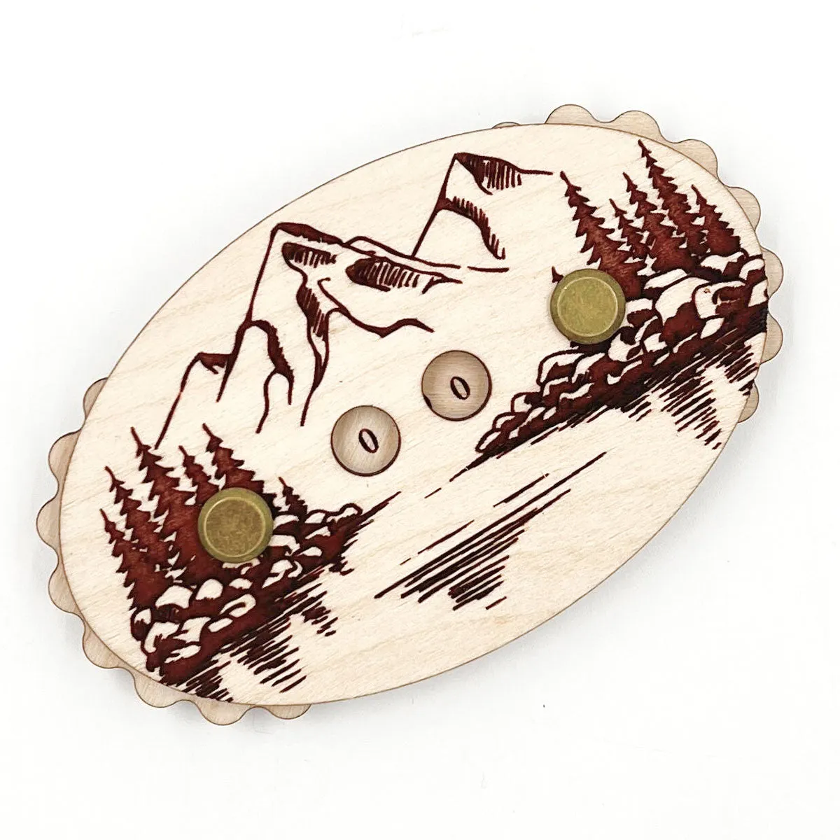Sunrise Grove Row Counter - Stitch Mountain - Maple Wood